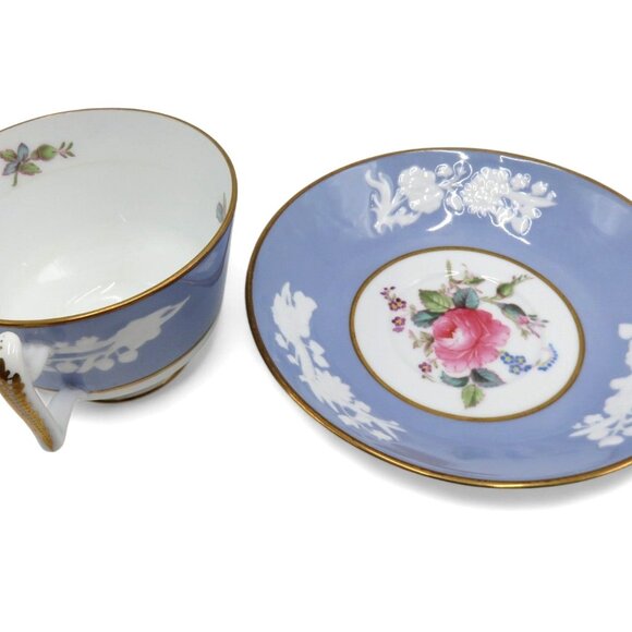 SPODE COPELANDS Maritime Rose Tea Cup And Saucer Set England Vintage - Picture 5 of 11